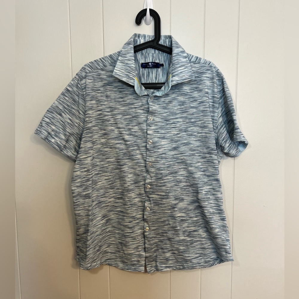 Stone‎ Rose, short sleeve button-down Size M